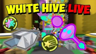 Boosting as a WHITE HIVE With GUMMY SHOWER  Roblox Bee Swarm Simulator [upl. by Ennis]