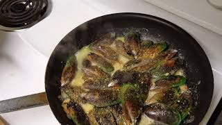 Quick and Easy New Zealand Mussels in Garlic Butter [upl. by Yuma963]