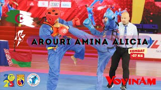 combat quot Arouri amina alicia quot ALG  57 kg WVVF  World Vovinam Championships Vietnam 2023 [upl. by Leong]