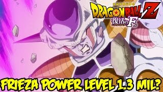 Dragon Ball Z Resurrection F Ooopsie Frieza Says He Will Train To Power Level 13Million What [upl. by Eusadnilem]