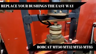 Replacing Bobcat Bushings MT50 MT52 MT55 MT85 [upl. by Cornel]