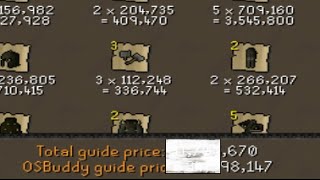 How Many Barrows Pieces In 1000 Barrows Chest [upl. by Dreddy266]