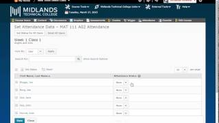 D2L Brightspace v104 Using Attendance Registers [upl. by Nedaj]