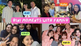 ENG SUB BINI Moments With Their Family Part 1  BINI VIDEOS [upl. by Loziram18]