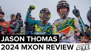 Jason Thomas 2024 MXoN Review [upl. by Nyleaj]