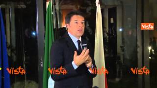 RENZI IN GIAPPONE LITALIA TORNI PUNTO DI RIFERIMENTO NEL MONDO [upl. by Amilb]