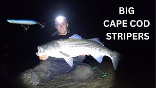 Cape Cod striped bass fishing at night [upl. by Laban]