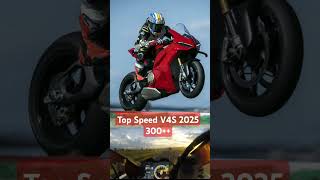 Top Speed Ducati Panigale V4S 2025 shorts [upl. by Shaum]