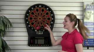 Arachnid CricketPro 800 Electronic Dartboard Item  E800ARA [upl. by Aramenta452]