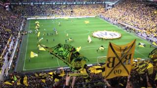 Borussia Dortmund fans are singing Heja BVB [upl. by Leilah281]