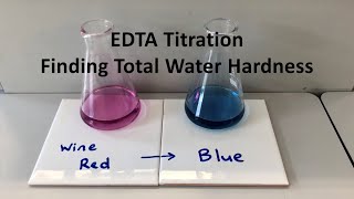 Total Water Hardness using EDTA Titration [upl. by Nathanoj664]