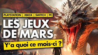 TOP 10 des sorties jeux vidéo en MARS 2024  🎮 [upl. by Hanahs212]