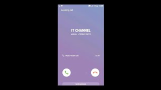 Samsung Galaxy S6 Over The Horizon Incoming Call Screen Video [upl. by Reivaxe]