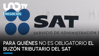 ¿Para quiénes no es obligatorio activar el Buzón Tributario del SAT [upl. by Marler]