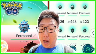 Ferroseed Incense Day But Is The Shiny Really Boosted  Pokemon GO [upl. by Nettie718]