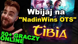 Zapraszam na serwer Tibia 1332 OTS NadinWins 50 online graczy dziennie Bez P2W Real Rate x1 [upl. by Arde649]