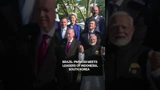 G20 Summit PM Modi Meets Leaders of Indonesia South Korea Norway Portugal [upl. by Ahsille22]