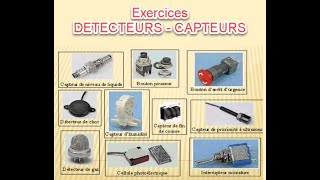 exercices detecteurs capteurs [upl. by Damalus]