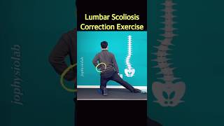 Lower Back Scoliosis Correction Exercise Schroth Method  Muscle Cylinder [upl. by Kore]