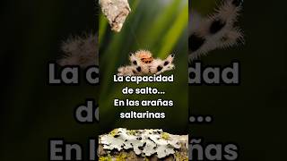 Capacidad de salto en Salticidae salticidae salto arañassaltarinas fyp shorts biologo info [upl. by Nesyt]