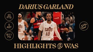 Cavs at Wizards  Darius Garland Highlights  10262024 [upl. by Baum425]