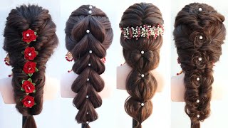 6 different ponytail hairstyle for wedding gown dress [upl. by Alasteir]