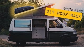 DIY ROOF RACK VW T4 pop top [upl. by Kath971]