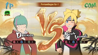 DAEMON VS BORUTO UZUMAKI II NARUTO X BORUTO ULTIMATE NINJA STORM CONNECTIONS ANDROID GAMEPLAY [upl. by Rakel]