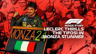 INSIDE STORY Charles Leclercs Second Monza Victory For Ferrari  2024 Italian Grand Prix  Lenovo [upl. by Elletnuahs]