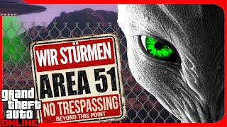 Wir stürmen AREA 51  GTA 5 ONLINE Deutsch PS4 [upl. by Otineb]