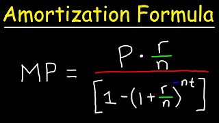 Amortization Loan Formula [upl. by Eirlav]