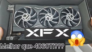 AMD XFX RX 6750XT 12GB 192BITS Testamos em 3 jogos pesados Será que é superior a 4060ti [upl. by Analos]