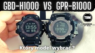 GBD H1000 vs GPR B1000 porównanie by Matej G Shock PL [upl. by Esital]