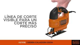 SIERRA CALADORA BLACK AND DECKER KS701E B3 [upl. by Kutzer]