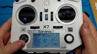 Setup new model taranis qx7 [upl. by Eniowtna]