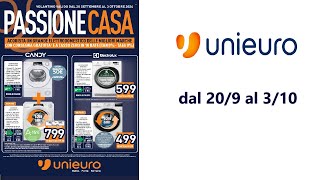 Volantino Unieuro IT dal 20 settembre al3 ottobre 2024 [upl. by Ayrolg]