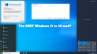 RT10 RTM The BEST Windows 11to10 Mod [upl. by Leen]