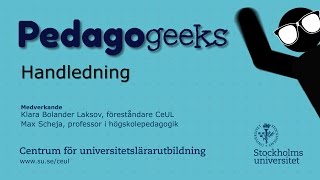 Pedagogeeks Handledning [upl. by Neumark]