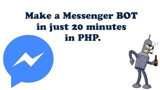 Tutorial Create a Facebook Messenger BOT in PHP [upl. by Neelyt]