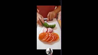 Vegetable Salad PlatingHealthy Foods [upl. by Mayer970]