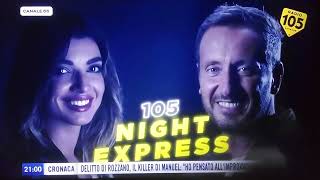 sigla 105 night express del lunedì sera di ottobre con Rebecca stafelli e Alessandro Sansone radio10 [upl. by Khajeh453]