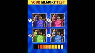 Test Your Memory  Memory Boost Puzzle  Virat Kohli Cricket quiz cricket quiz shorts viral [upl. by Llerehs480]