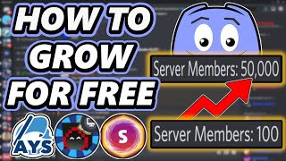 How to Grow Your Discord Server for FREE 2022 [upl. by Garreth]