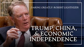 Donald Trump China amp Economic Dynamism ft Amb Robert Lighthizer [upl. by Devitt]