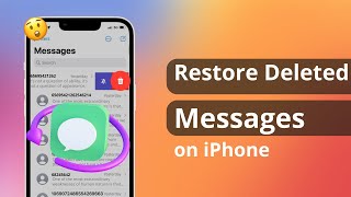 4 Ways How to Restore Deleted Messages on iPhone withwithout Backup  iOS 16 [upl. by Oranneg]