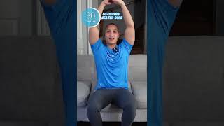 Easy Beginner Chair Workout for Your Core and Abs [upl. by Halliday462]