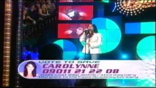 Carolynne Good  Just Like A Pill  Fame Academy [upl. by Enrak]