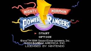 Mighty Morphin Power Rangers SNES [upl. by Rhiamon]