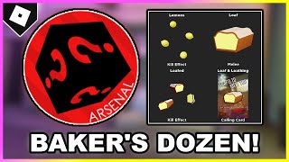 How to get quotBAKERS DOZENquot BADGE  LOAF MELEE amp MORE in ARSENAL All Locations ROBLOX [upl. by Garnette]