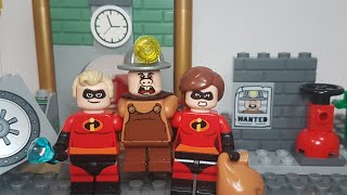 Incredibles 2 Lego Stop Motion Story 10760 Underminer Bank Heist Disney Pixar The Incredibles 2 [upl. by Bonnibelle561]